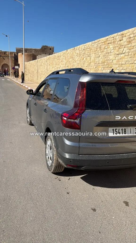 Grey Dacia Jogger rental Essaouira – family trip Medina | Mz Agency
