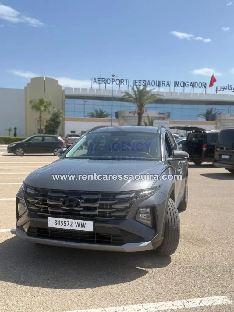 Tucson rental Essaouira – front LED lights Mogador Airport | Mz Agency