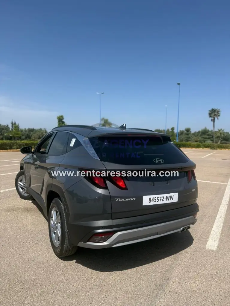 Tucson rental Essaouira – rear LED lights Morocco trip | Mz Agency
