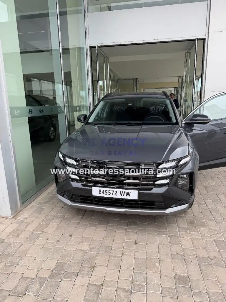 Hyundai Tucson rental Essaouira – front dealer recent vehicle | Mz Agency