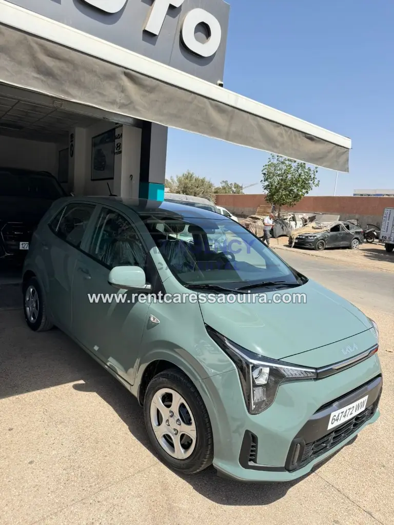Picanto rental Essaouira – front LED compact car | Mz Agency