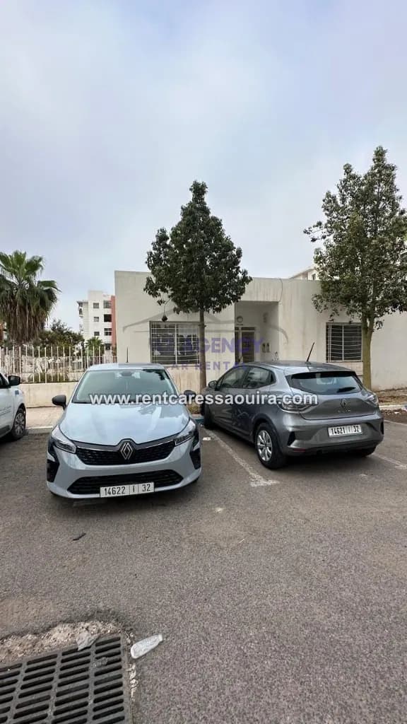 Grey Renault Clio 5 rental Essaouira – new car delivery bay | Mz Agency