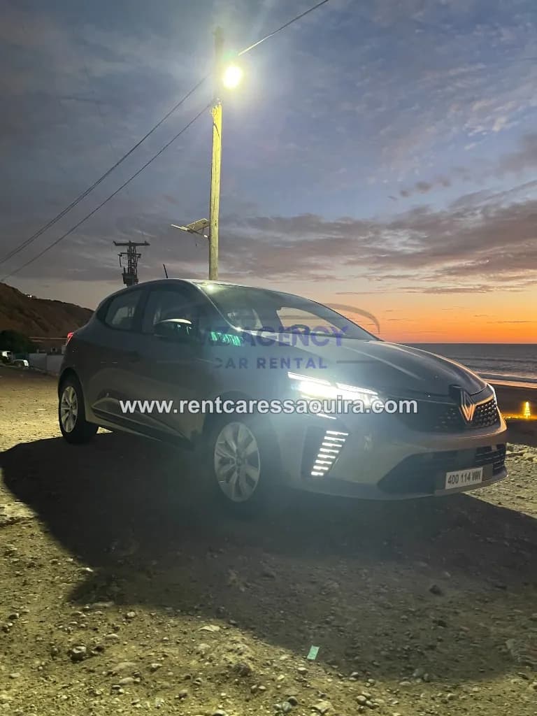 Clio 5 rental Essaouira – recent car free hotel delivery | Mz Agency
