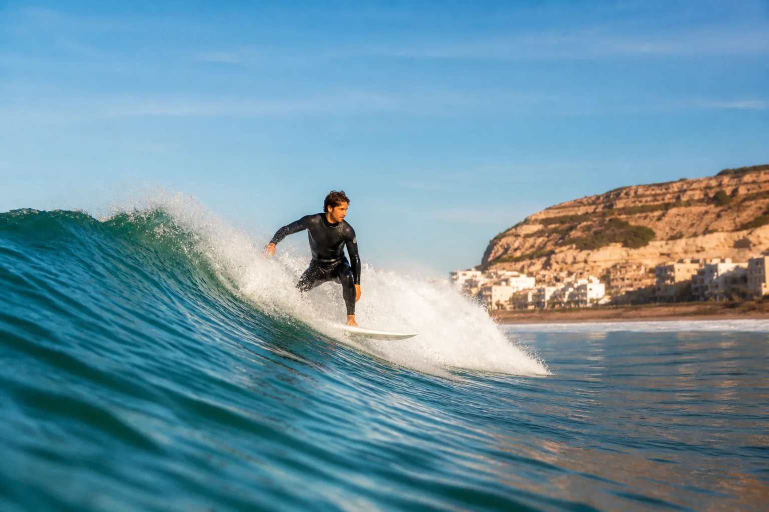Surfing on Morocco’s Atlantic coast